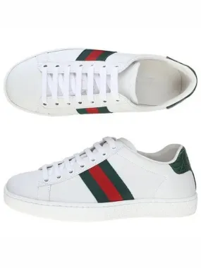 Ace Leather Sneakers White