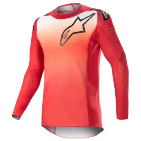 ALPINESTARS 2023 SUPERTECH RISEN JERSEY - MARS RED WHITE