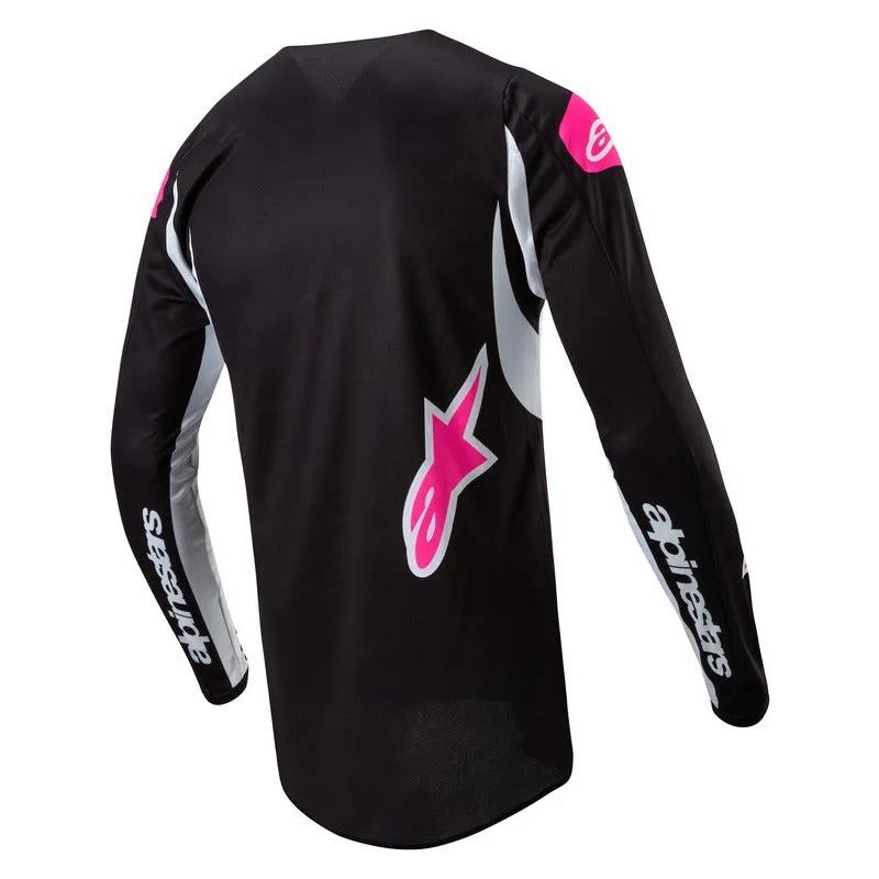 ALPINESTARS 2024 WOMENS FLUID JERSEY - BLACK WHITE