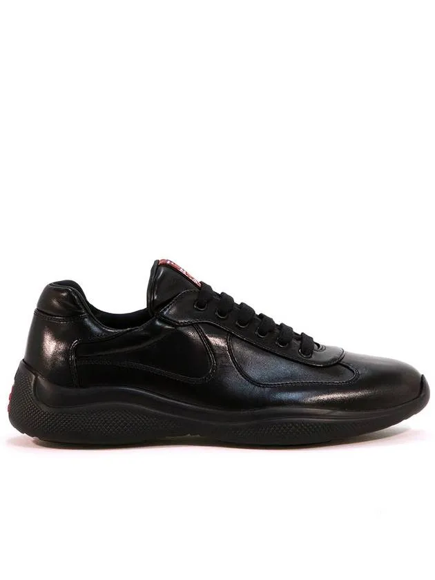 America's Cup Patent Leather Low Top Sneakers Black