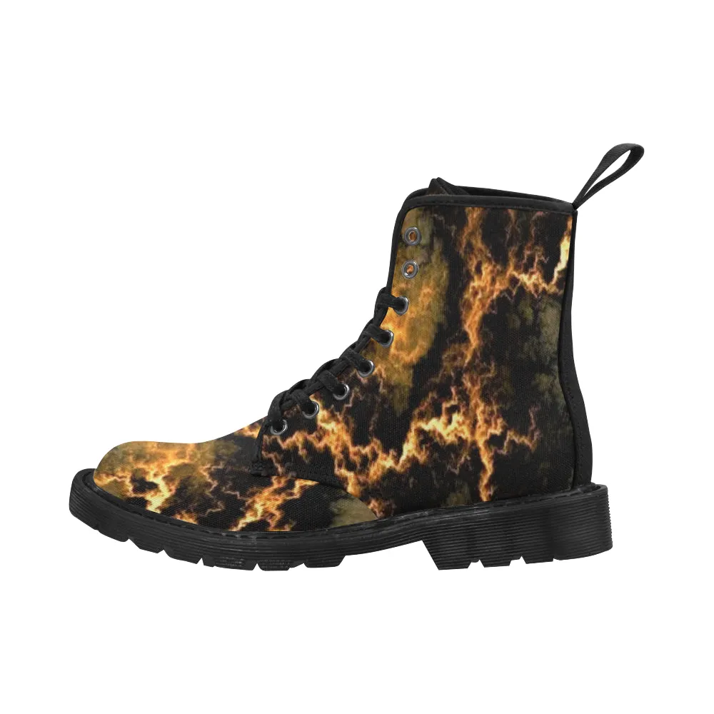 Blazing Sky Canvas Boots