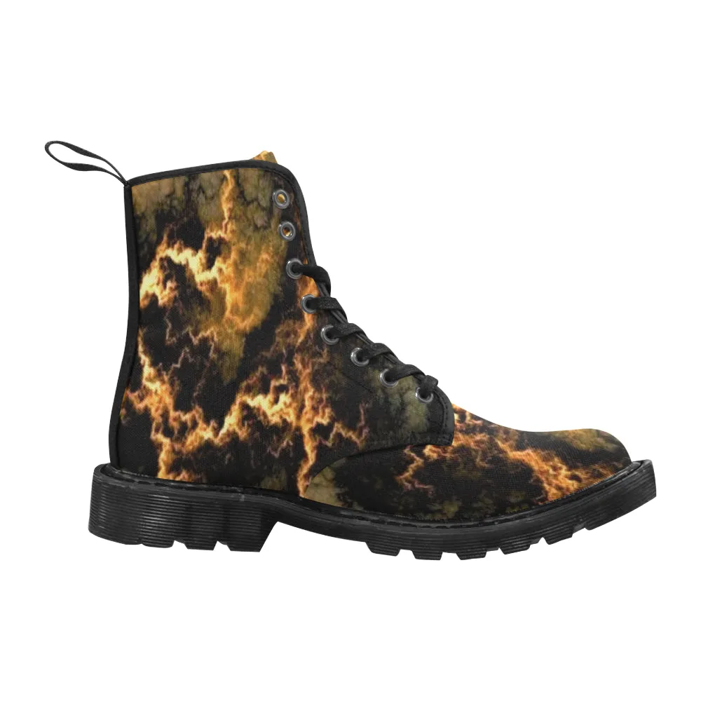 Blazing Sky Canvas Boots