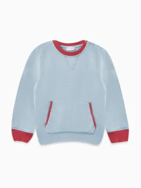 Blue Saina Baby Sweatshirt