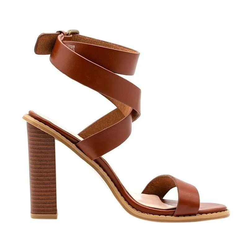 Boho Heeled Buckle Sandals