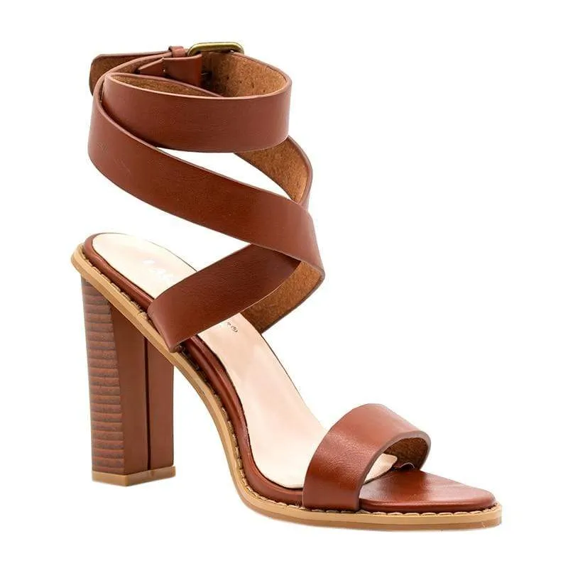 Boho Heeled Buckle Sandals