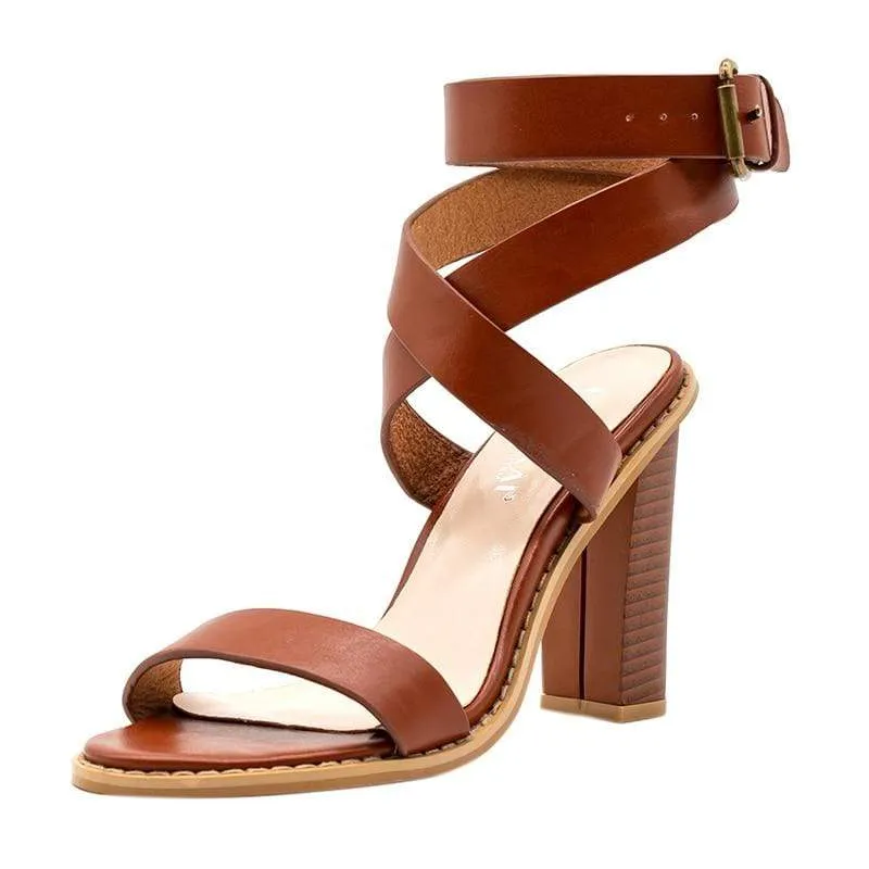 Boho Heeled Buckle Sandals