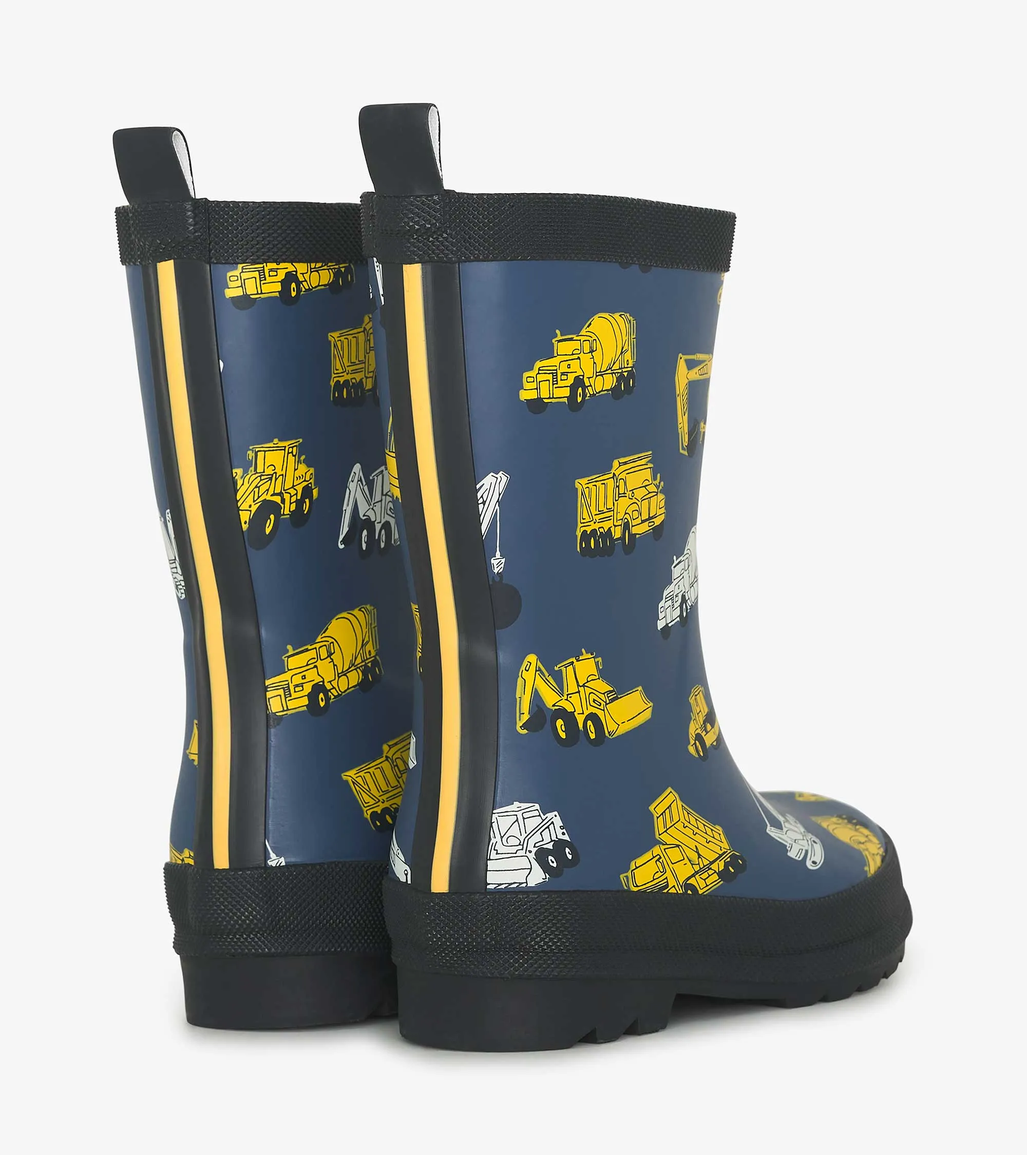 Boys Under Construction Matte Rain Boots