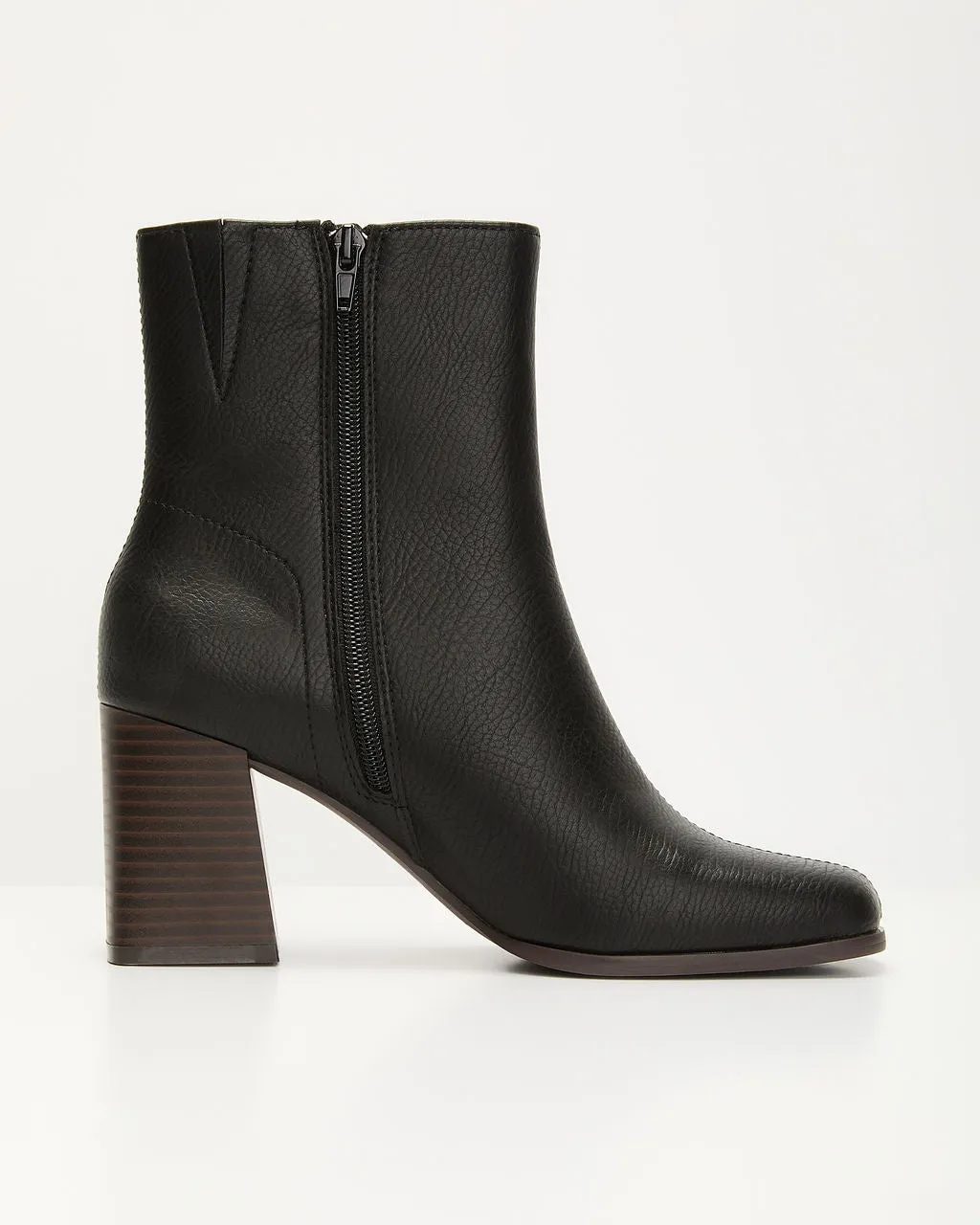 Fall Hues Block Heel Ankle Boots