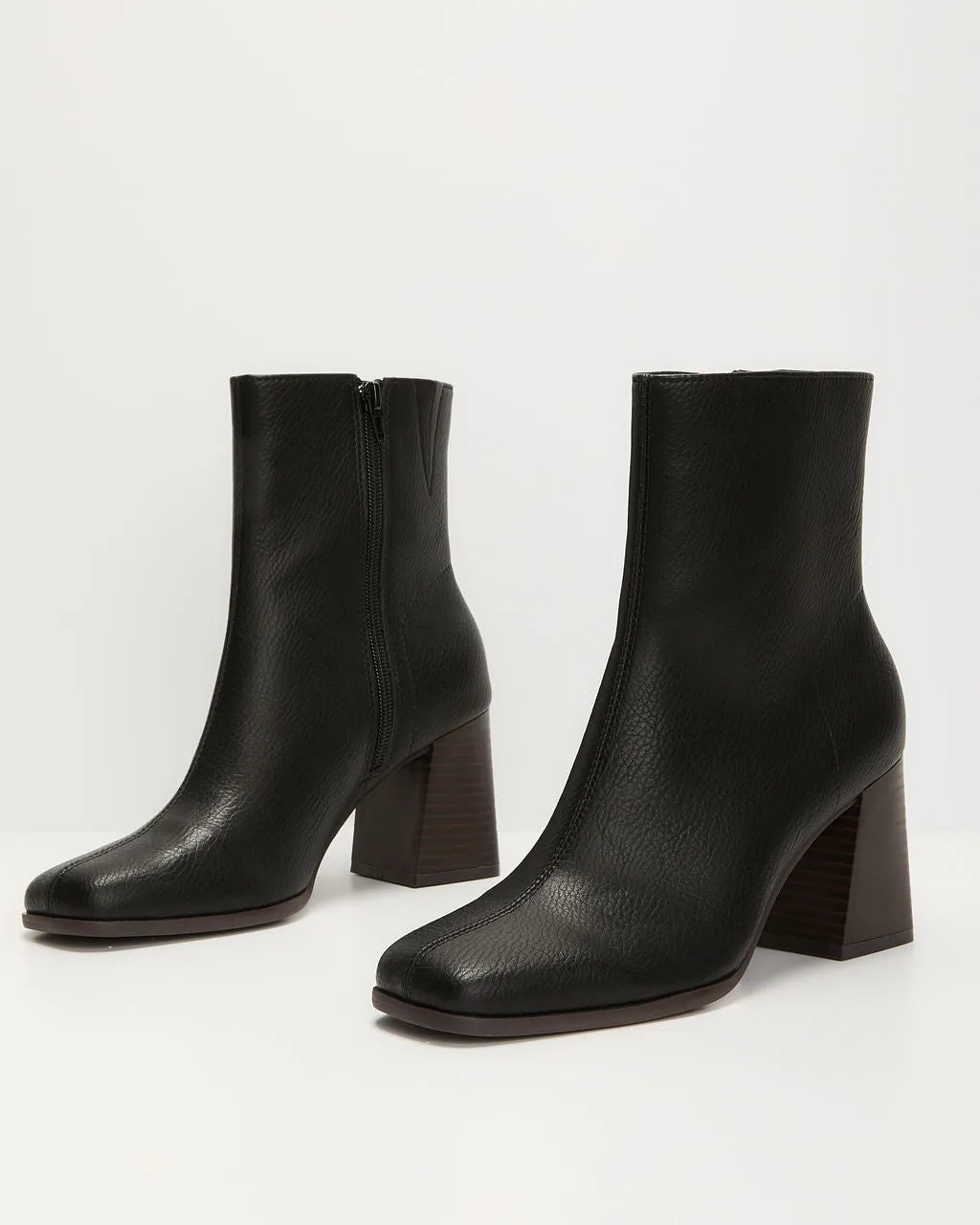 Fall Hues Block Heel Ankle Boots