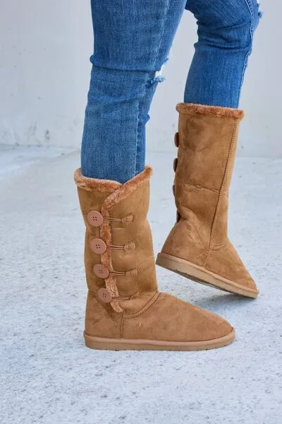 Forever Cozy Warm Fur Lined Flat Boots