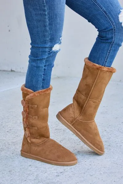 Forever Cozy Warm Fur Lined Flat Boots