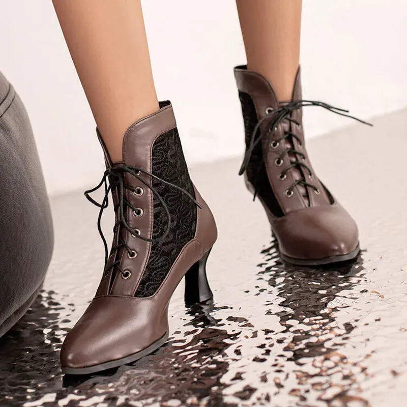 Glued To Your Disaster Ankle Boots