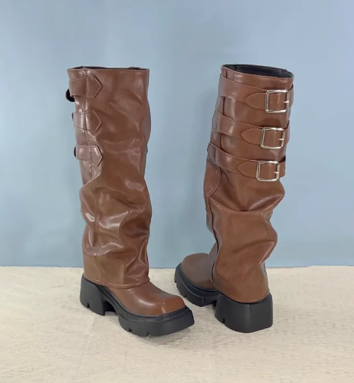 JIALINNA MARTIN OVER THE KNEE RETRO WOMEN'S BOOTS