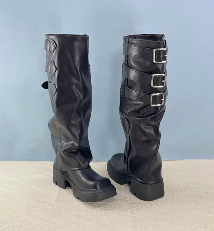 JIALINNA MARTIN OVER THE KNEE RETRO WOMEN'S BOOTS