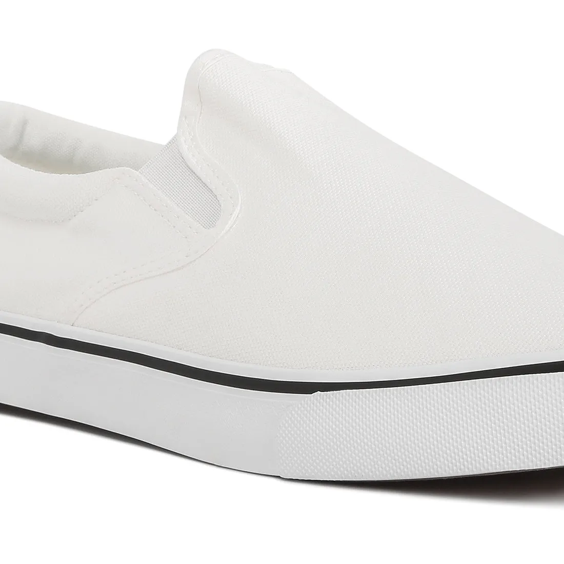 Merlin Canvas Slip On Sneakers