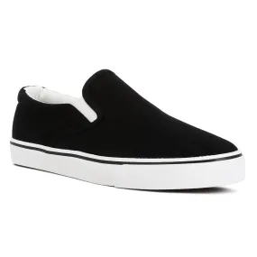 Merlin Canvas Slip On Sneakers