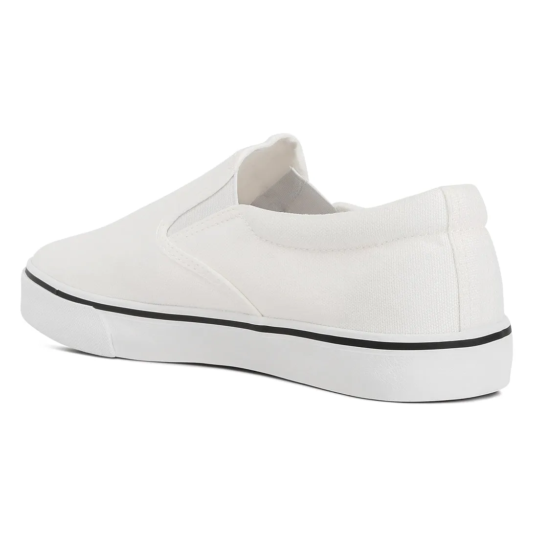 Merlin Canvas Slip On Sneakers