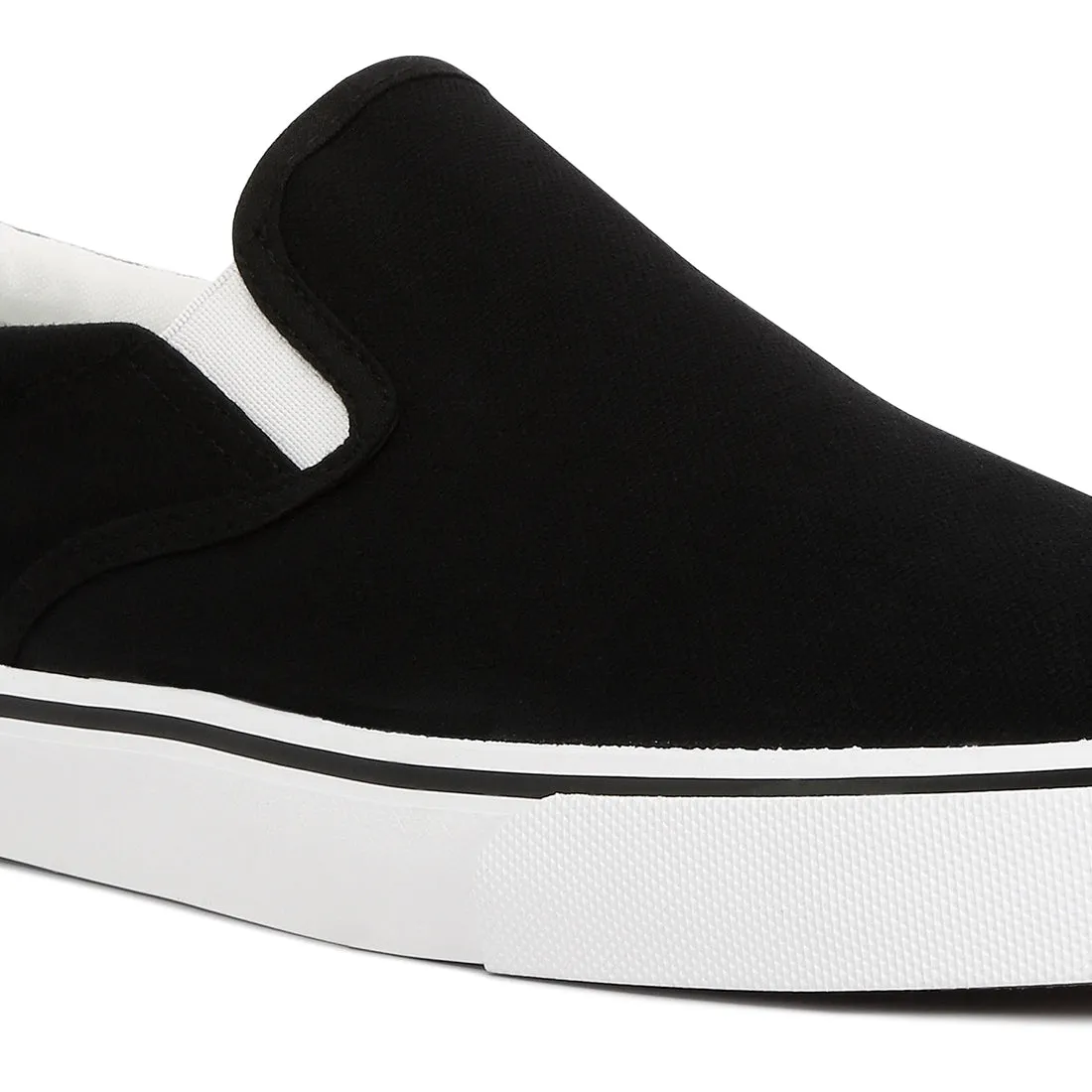 Merlin Canvas Slip On Sneakers