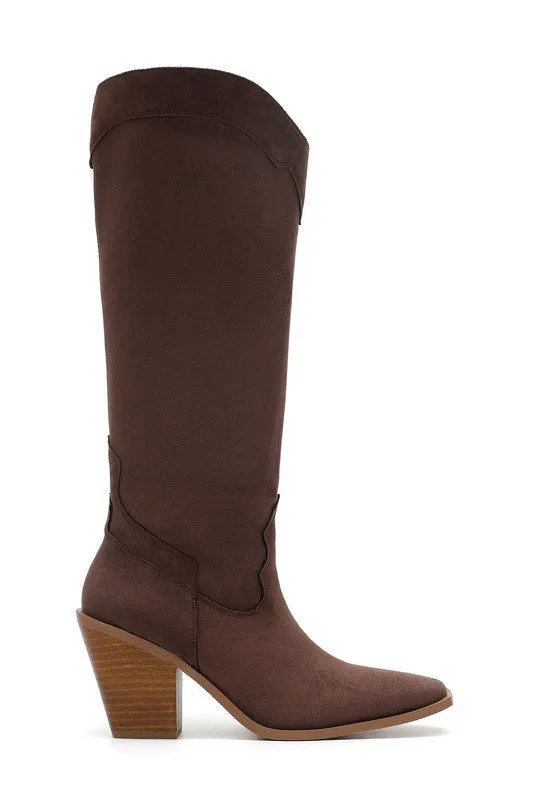 NEW!! Saint Suede Boot in Chocolate