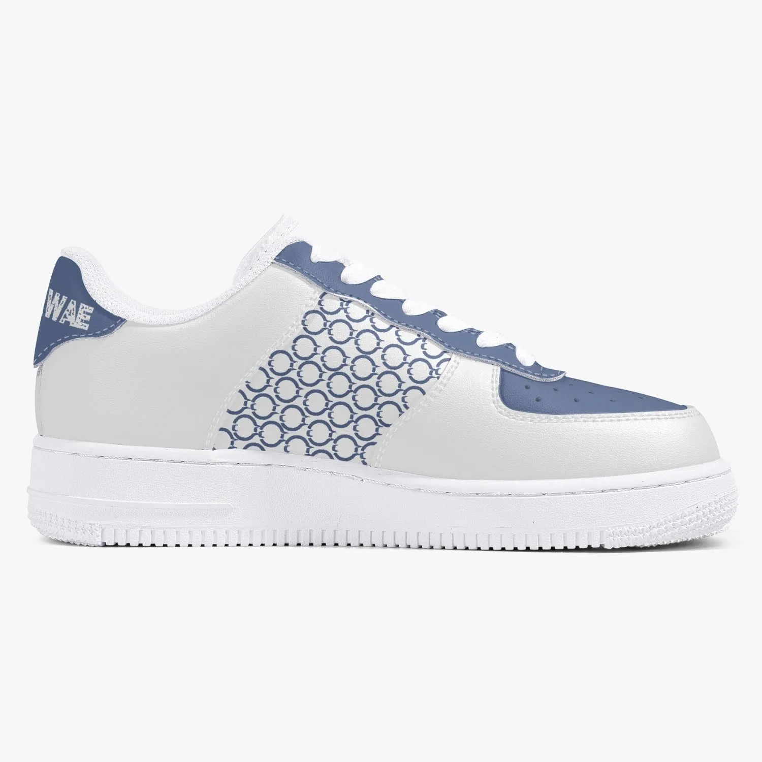 OOTAMAWAE Original Brand Low-Top Leather Sports Sneakers AIR Blue