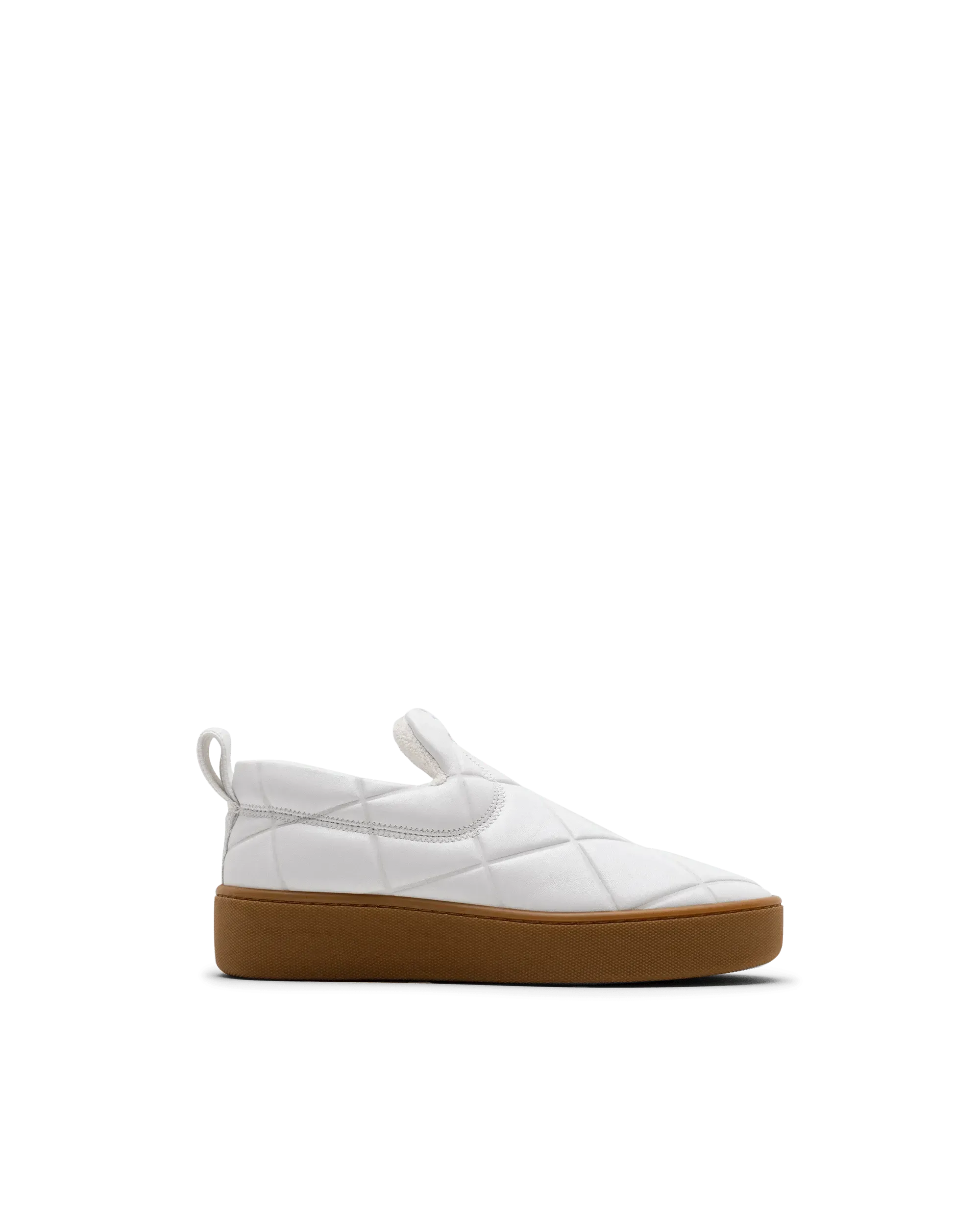 Quilted Embossed Slip-On Sneakers