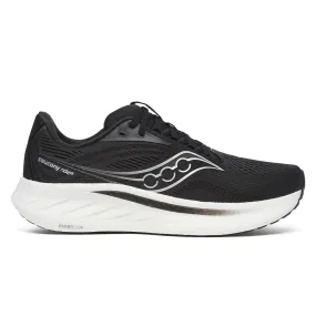 Saucony Ride 18 Mens | Black/white