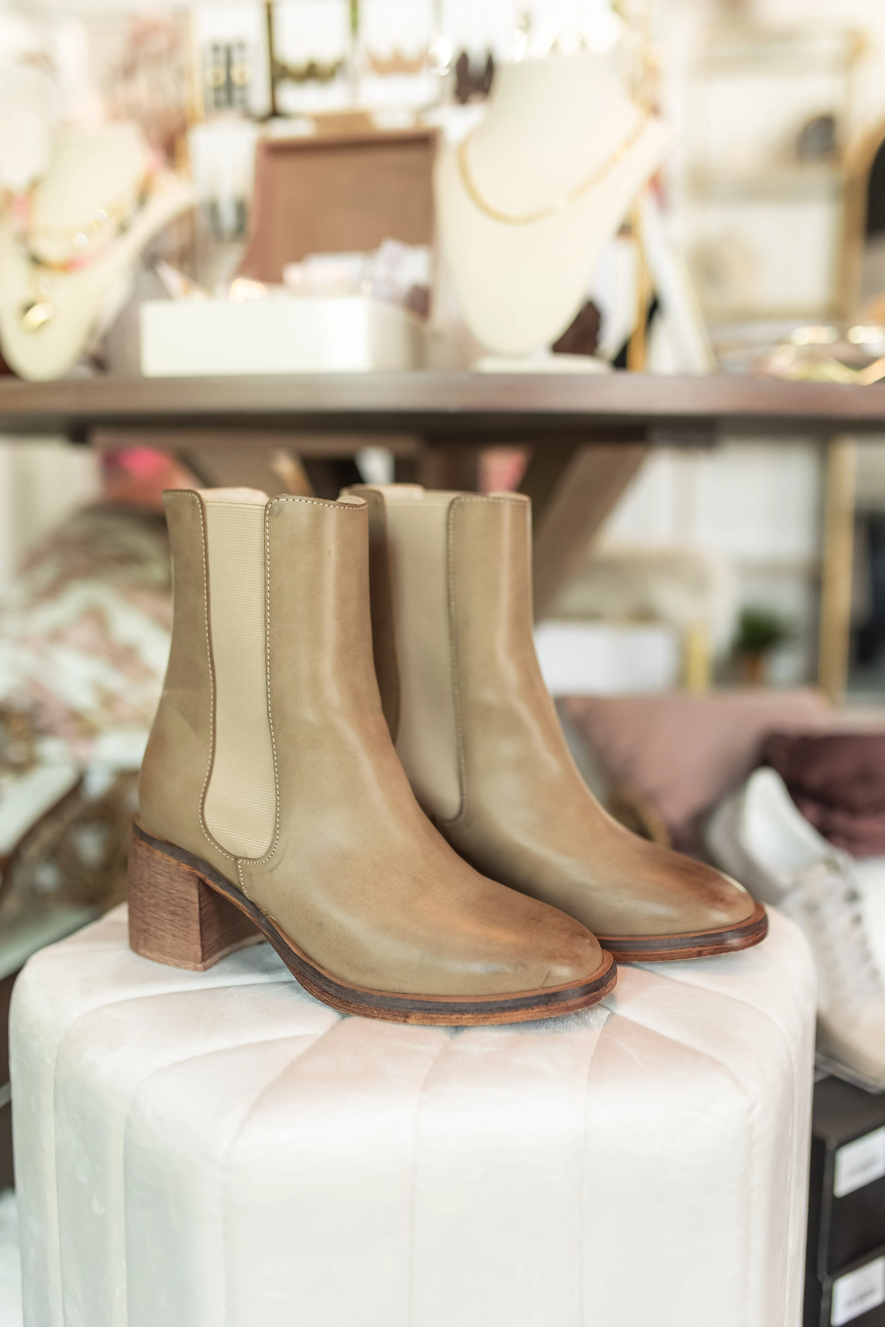 The Olivia Chelsea Heel Boots [Oasis Society]