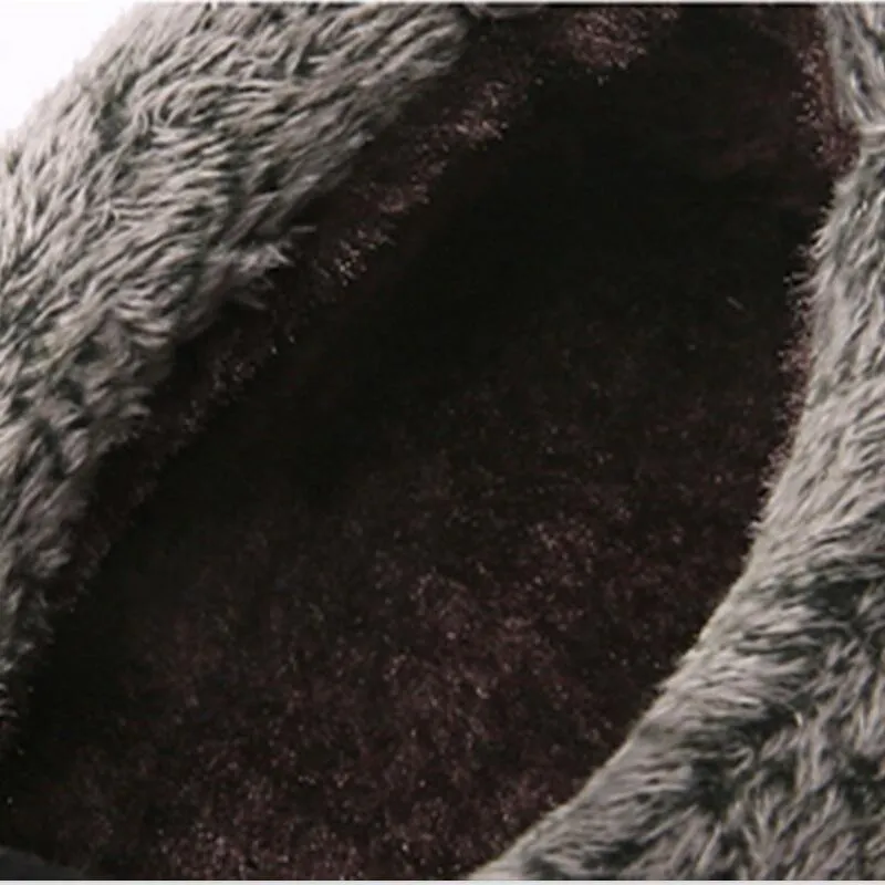 Vancat Fur Lined Winter Plush Ankle Boots