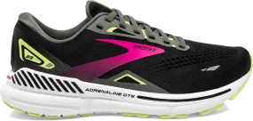 Women's Adrenaline GTS 23 WIDE (037 - Black/Gunmetal/Sharp Green)