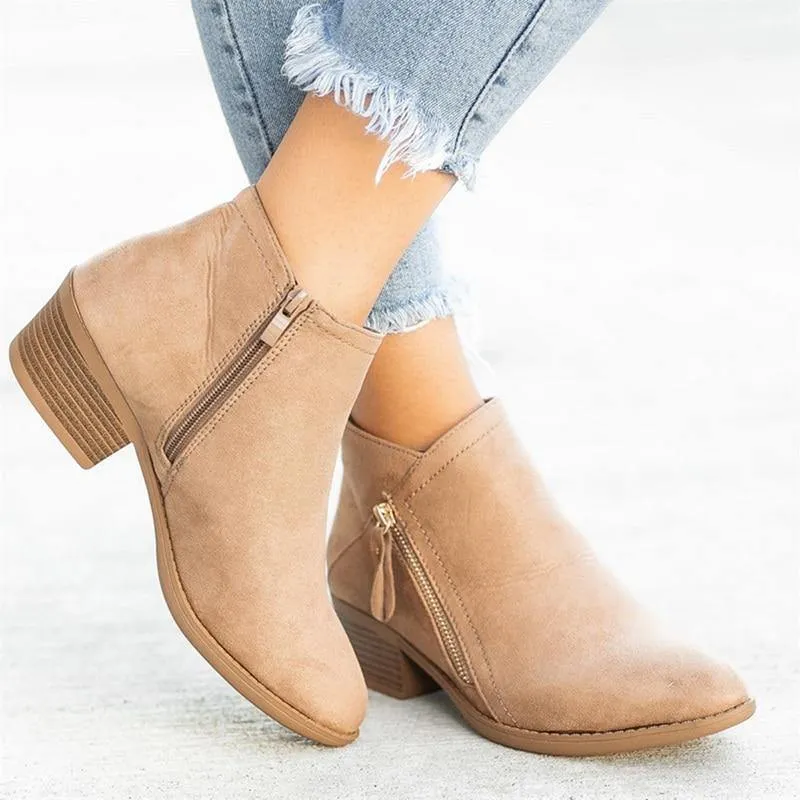 Women's Autumn/Fall Suede Boots