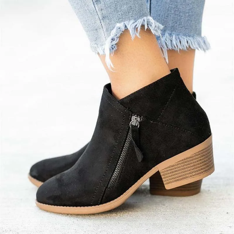 Women's Autumn/Fall Suede Boots