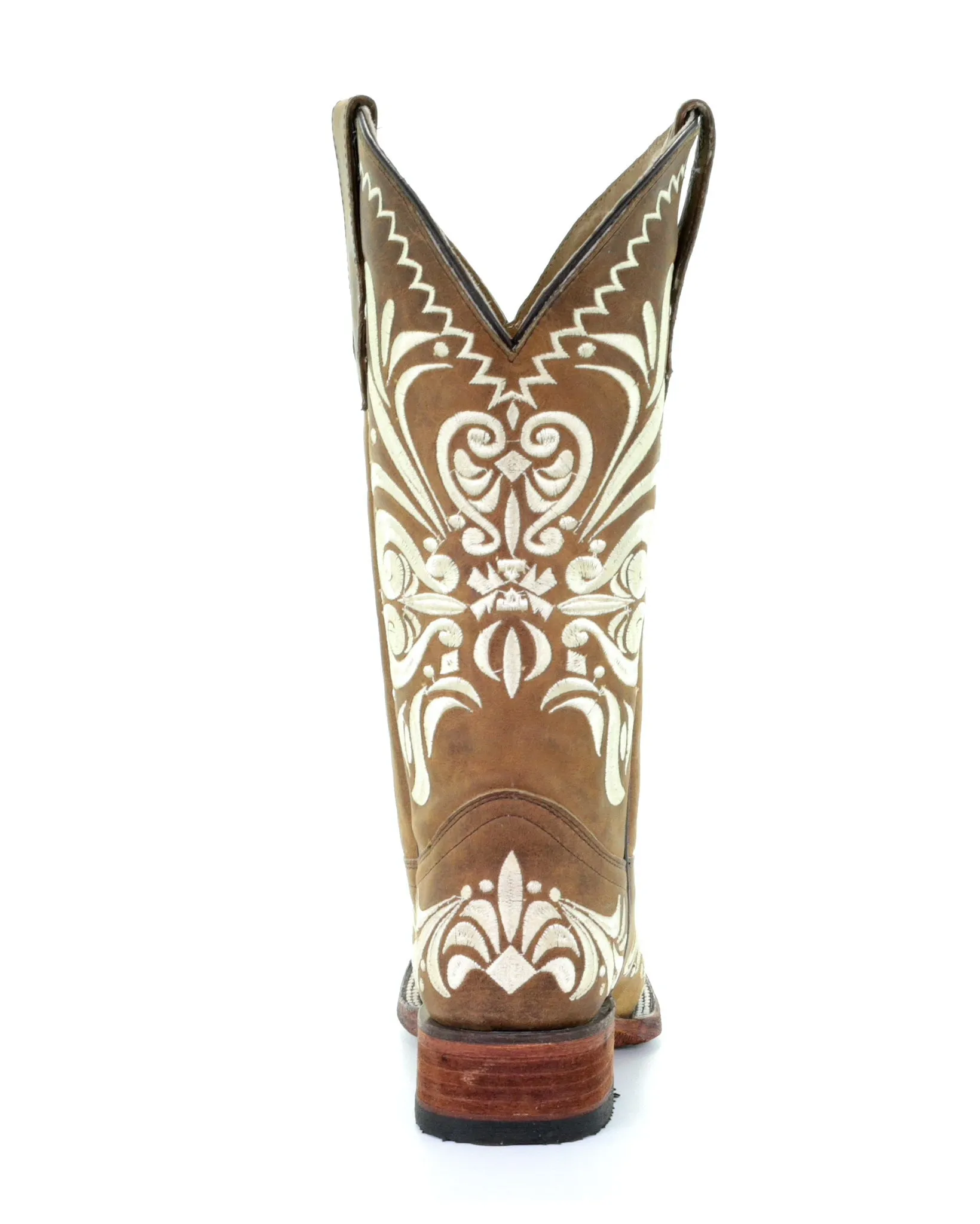 Women's Tan Embroidered Western Boots